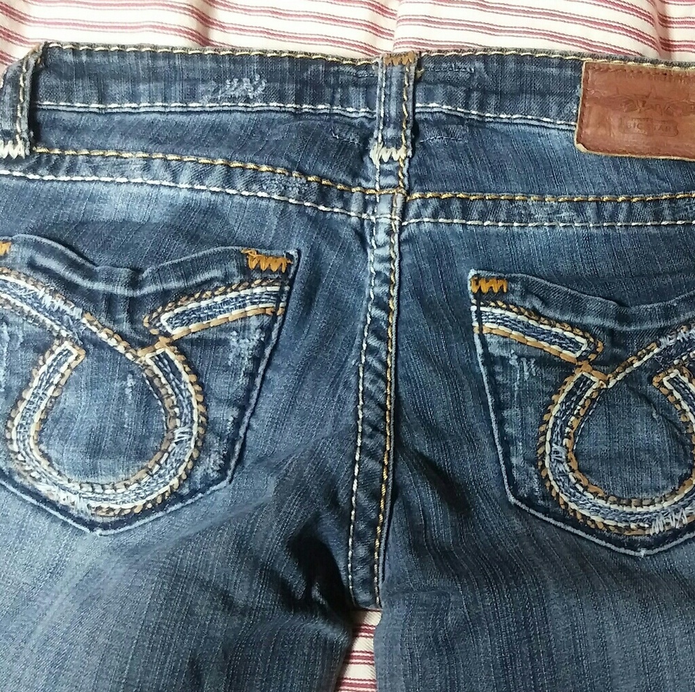 Big star jeans size 27R fits like 26